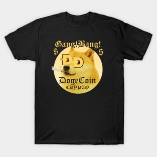 DogeCoin Crypto Gang! Bang! T-Shirt